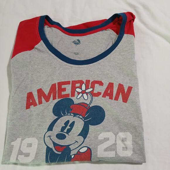 Disney Store 2XL Women's Short-Sleeved Minnie Mouse 1928 American Original Tee - Picture 7 of 11